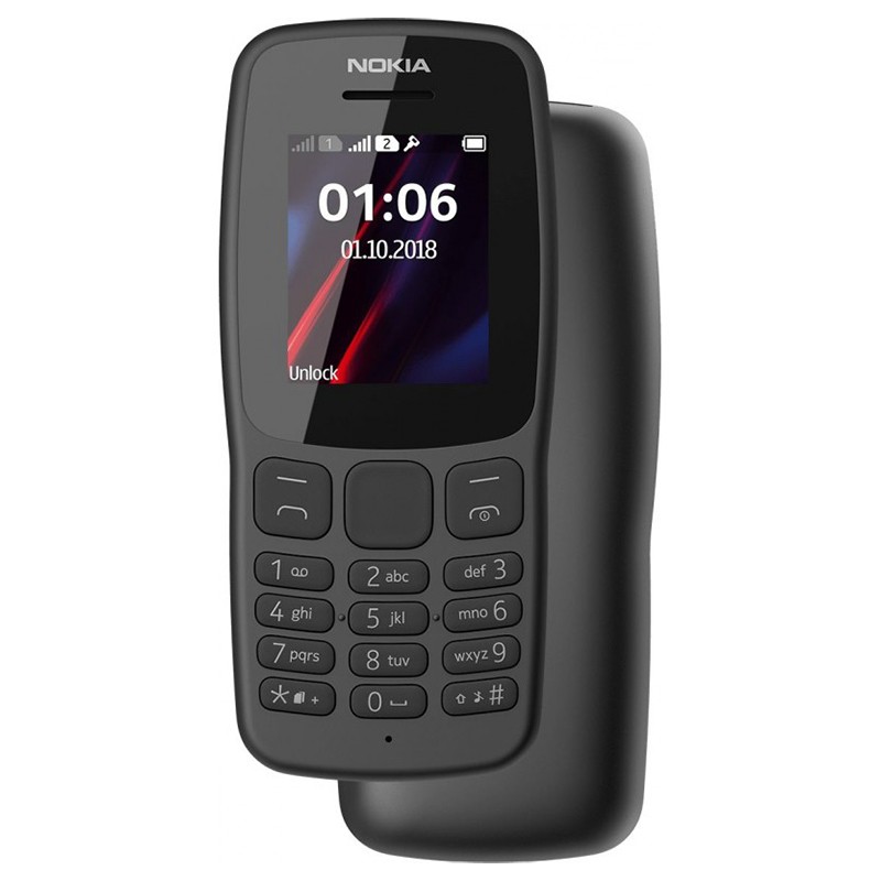 Téléphone Portable Nokia 106 Noir - MTS Plus