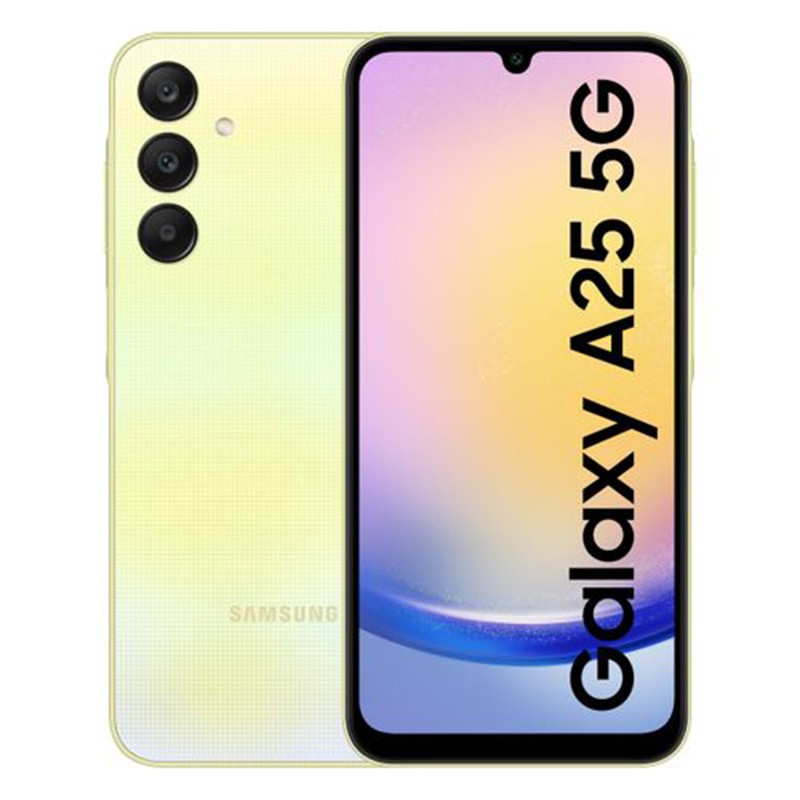 Samsung Galaxy A25  - Couleur jaune disponible chez MTS Plus Tunisie