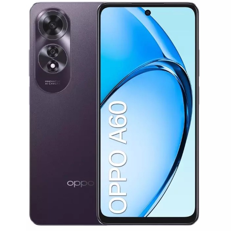 OPPO A60 (8/128) : Couleur violet disponible chez MTS Plus Tunisie