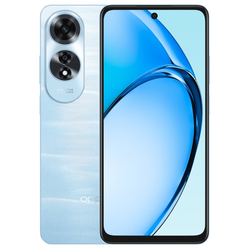 OPPO A60 (8/128) : Couleur bleu disponible chez MTS Plus Tunisie