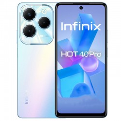 Infinix Hot 40 Pro -- couleur bleu disponible chez MTS Plus Tunisie