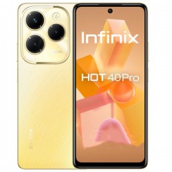 Infinix Hot 40 Pro -- couleur gold disponible chez MTS Plus Tunisie