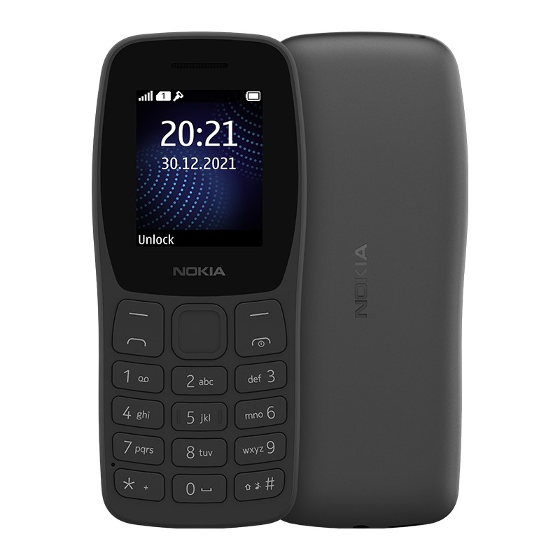 Téléphone Portable Nokia 105 noir disponible chez MTS Plus