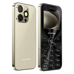 Téléphone portable Maxfone 16 Max est disponible chez MTS PLUS. Couleur: Gold