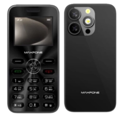 Téléphone portable Maxfone 16 Max est disponible chez MTS PLUS. Couleur: Noir