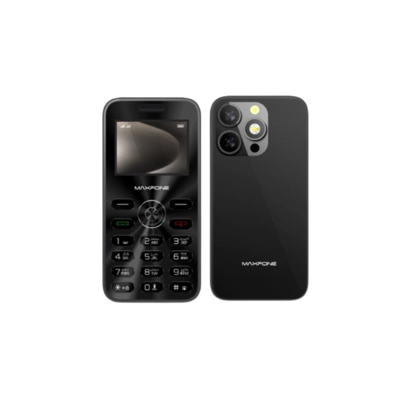 Téléphone portable Maxfone 16 Max est disponible chez MTS PLUS. Couleur: Noir