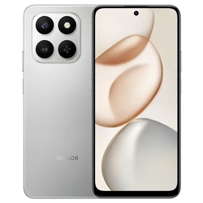 LeSmartphone Honor X7d 5G 6Go 128Go   Silver est disponible chez MTS PLUS.