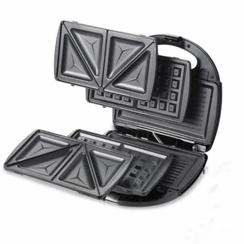 Appareil de Cuisson 3en1 KENWOOD SMM01 750W - Noir (Sandwich maker) disponible chez MTS PLUS.
