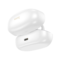 Écouteurs sans fil Bluetooth Hoco EW57 à clip d'oreille-White est disponible chez MTS PLUS Tunisie.
