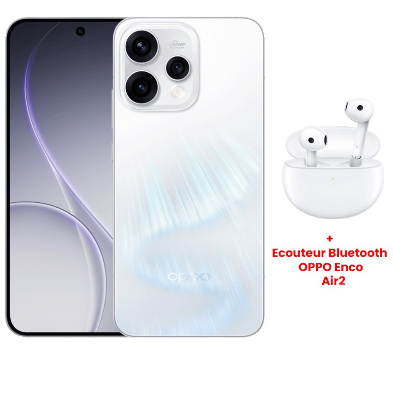Smartphone Oppo Reno 15 5G 12Go 512Go est disponible chez MTS PLUS Tunisie.