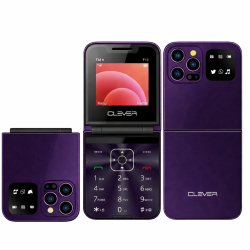 Téléphone portable Clever F10 violet  est disponible chez MTS PLUS Tunisie.