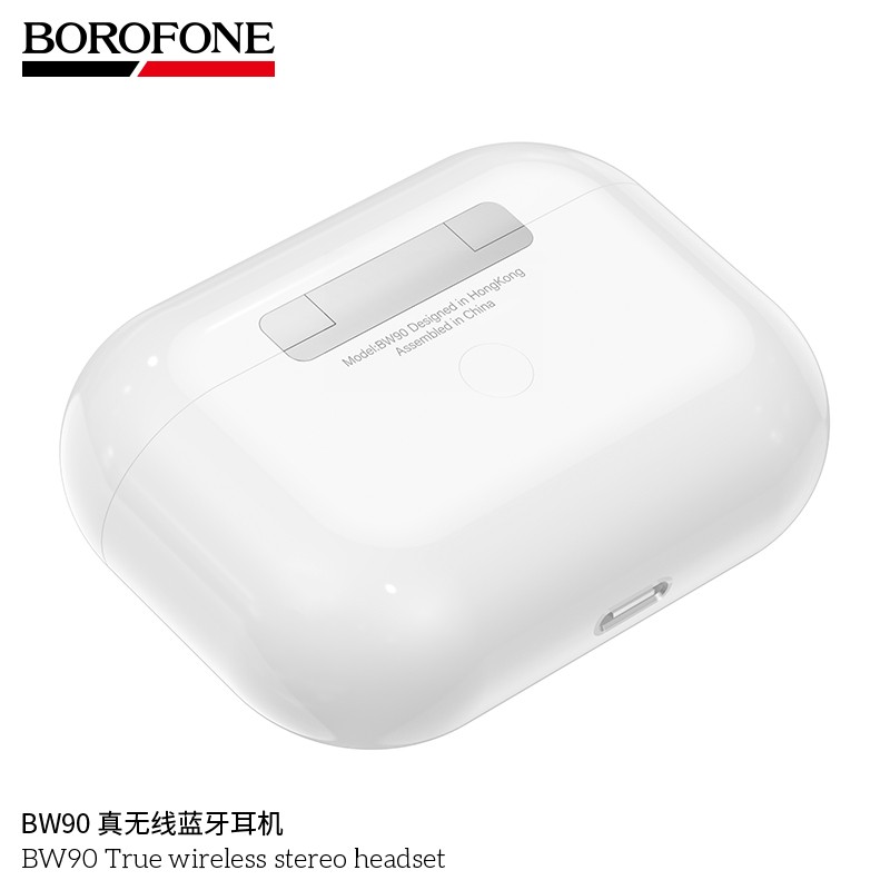 Écouteurs Sans Fil Borofone BW90 – Blanc – Bluetooth 5.4 TWS est disponible chez MTS PLUS Tunisie.